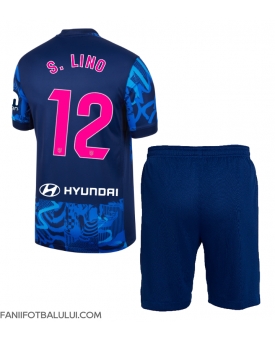 Atletico Madrid Samuel Lino #12 Echipament de Fotbal Replică 2024-25 Copii Treilea (+ Șorturi)
